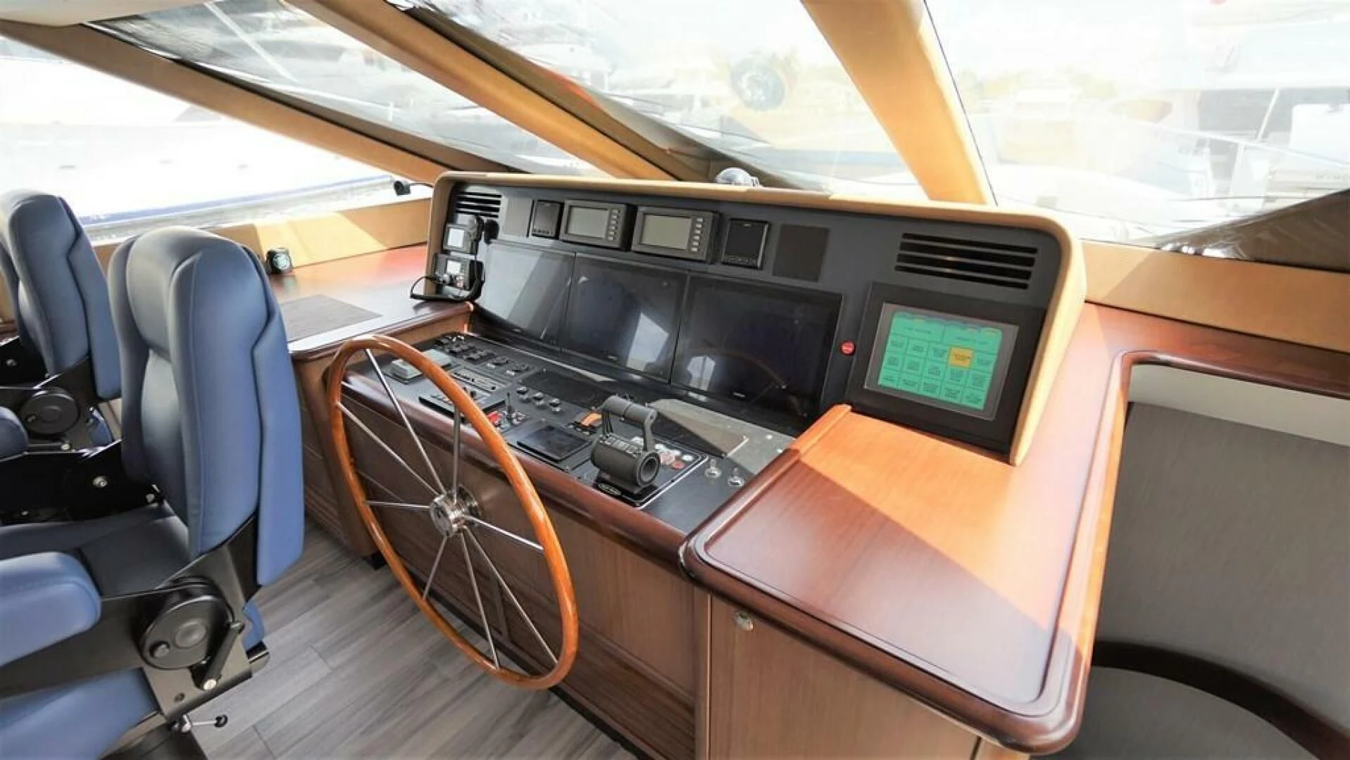 inside of a vehicle aboard LADY B Yacht for Sale