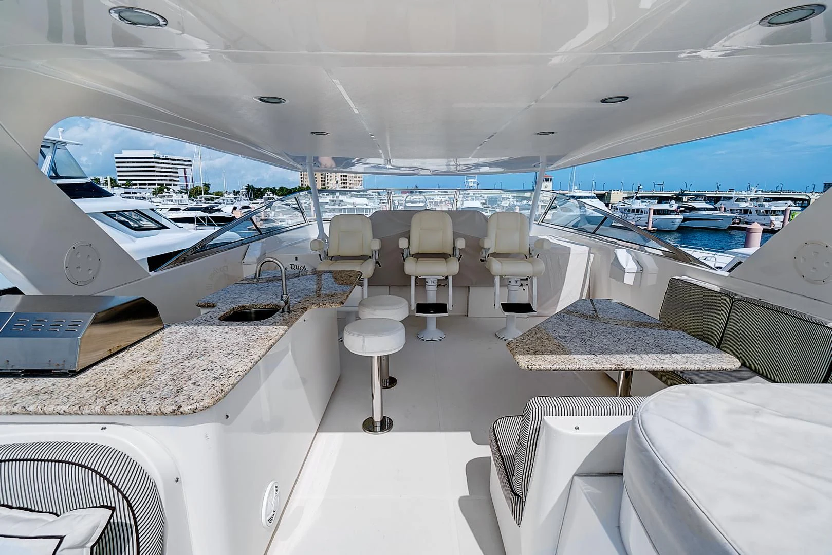 inside of a yacht aboard LADY B Yacht for Sale