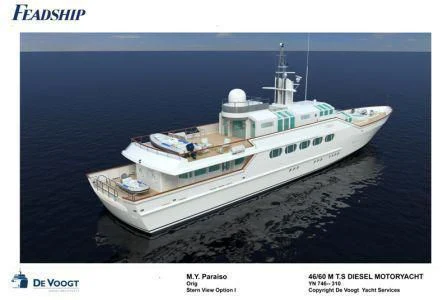 graphical user interface, website aboard PARAISO Yacht for Sale