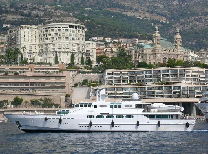 a boat on the water aboard PARAISO Yacht for Sale