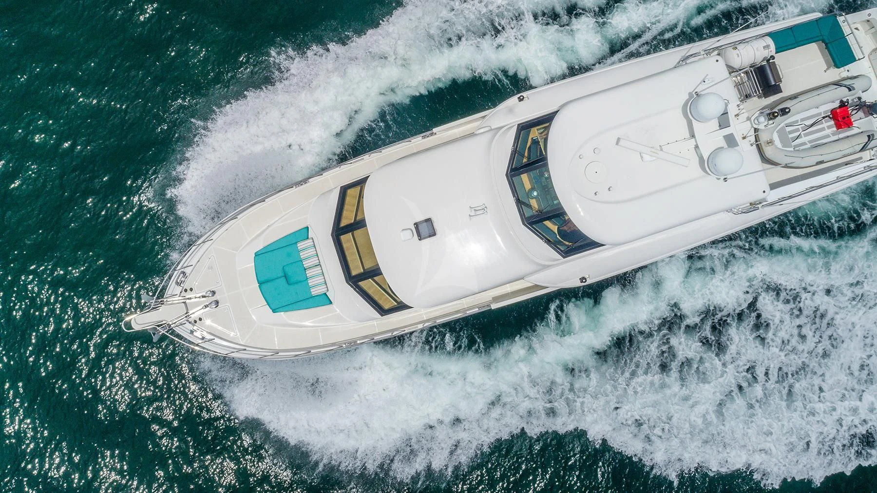 a satellite in the sky aboard ANDIAMO Yacht for Charter