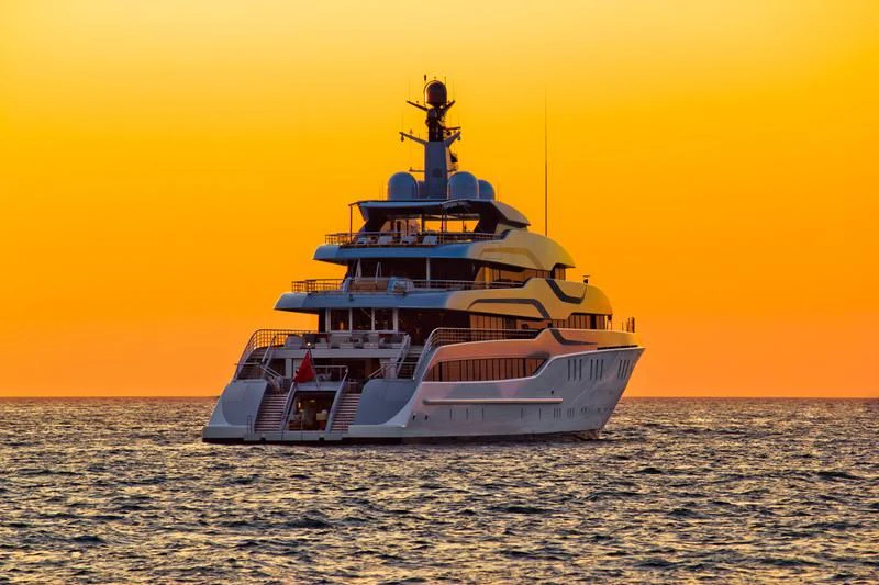 a boat in the water aboard TANGO Yacht for Sale