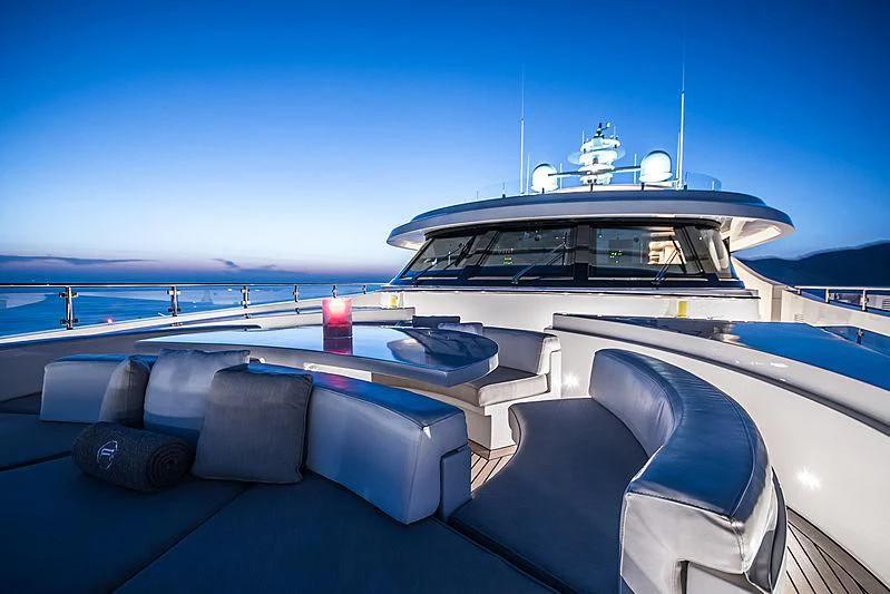 a boat on the water aboard ZIA Yacht for Sale