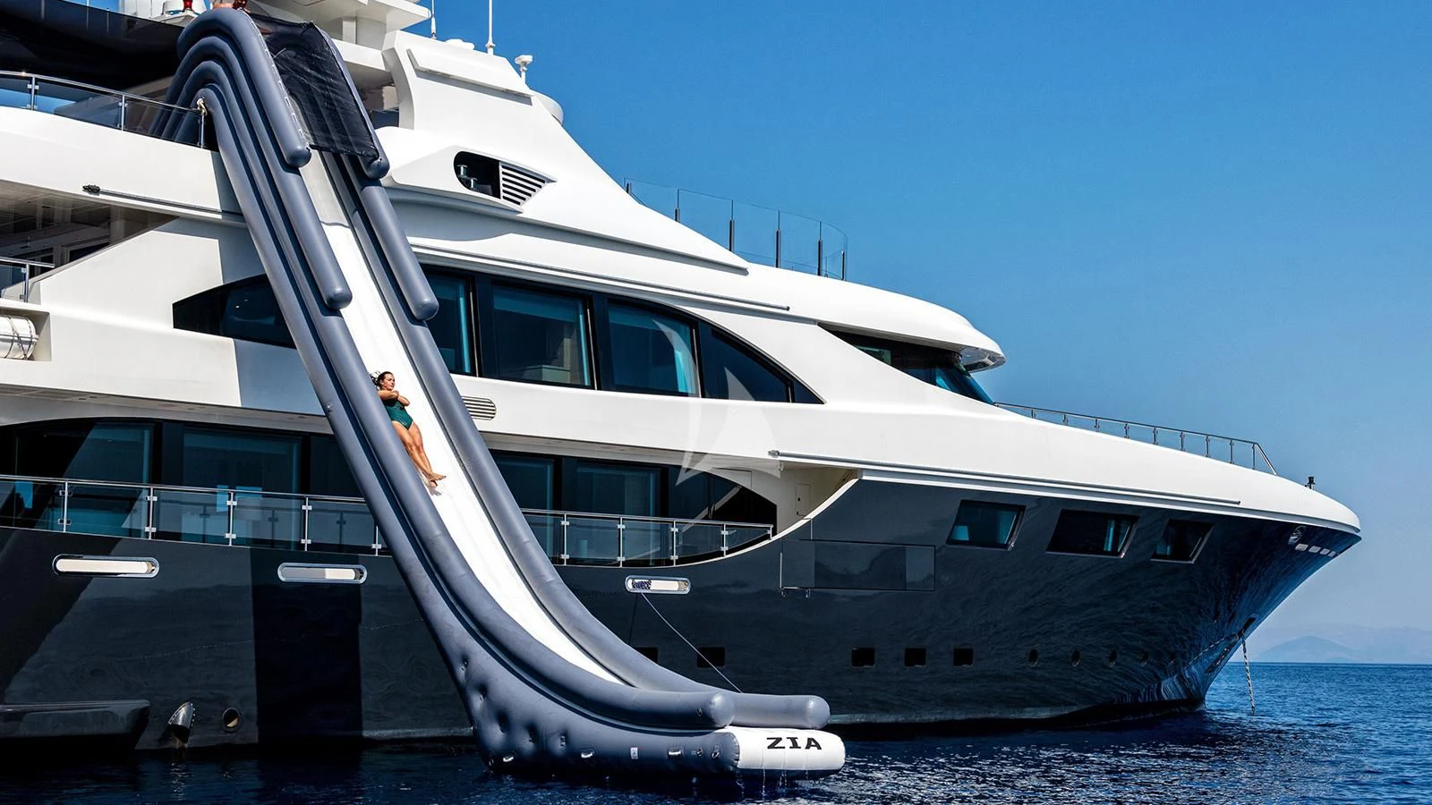 a boat on the water aboard ZIA Yacht for Sale