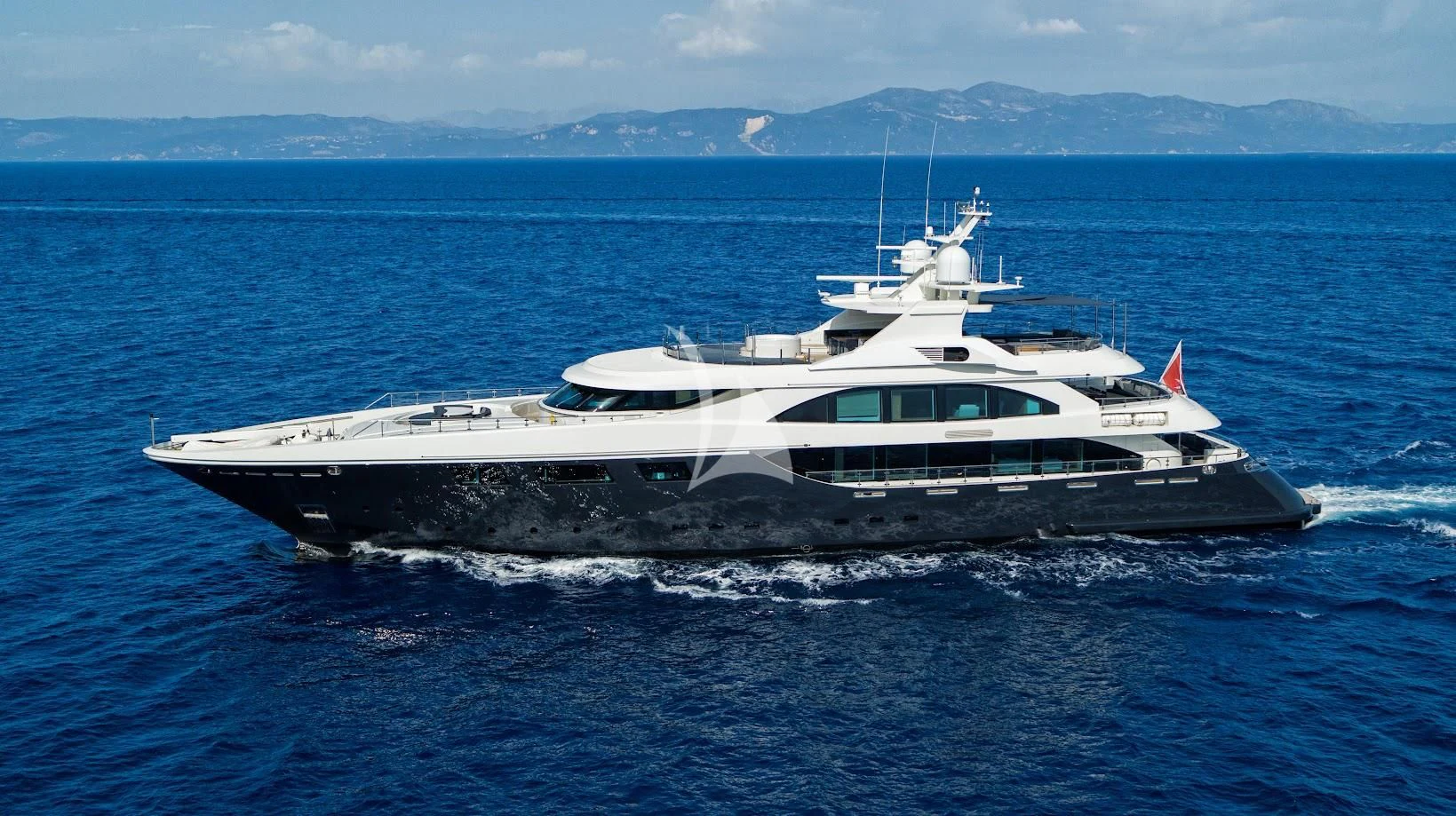 a boat on the water aboard ZIA Yacht for Sale