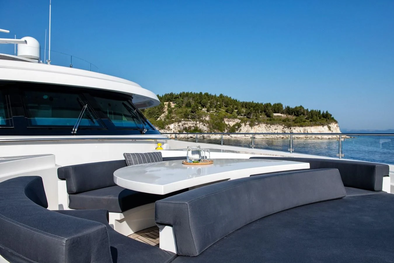 a boat on a boat aboard ZIA Yacht for Sale