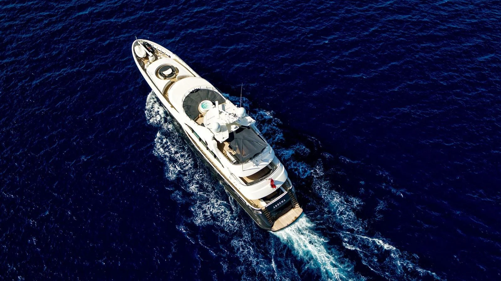 a space ship in space aboard ZIA Yacht for Sale