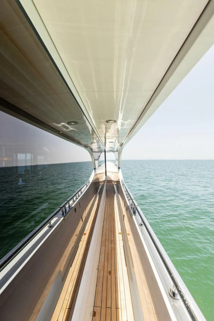 a boat on the water aboard CLAYMAKER Yacht for Sale