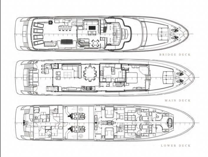 diagram, engineering drawing aboard CLAYMAKER Yacht for Sale