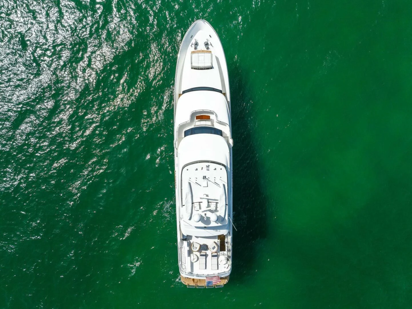 a white and black object aboard CLAYMAKER Yacht for Sale