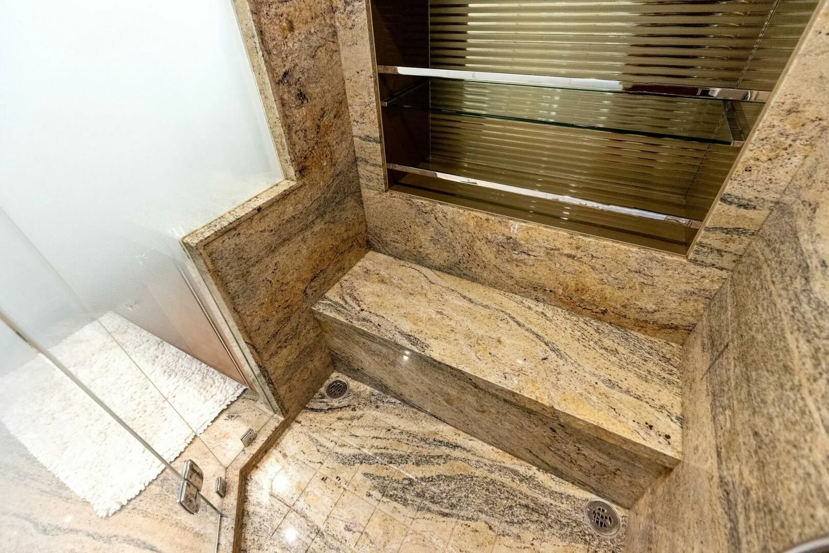 a window in a building aboard CLAYMAKER Yacht for Sale