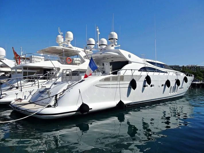 a couple of boats docked aboard PHOENICIAN Yacht for Sale