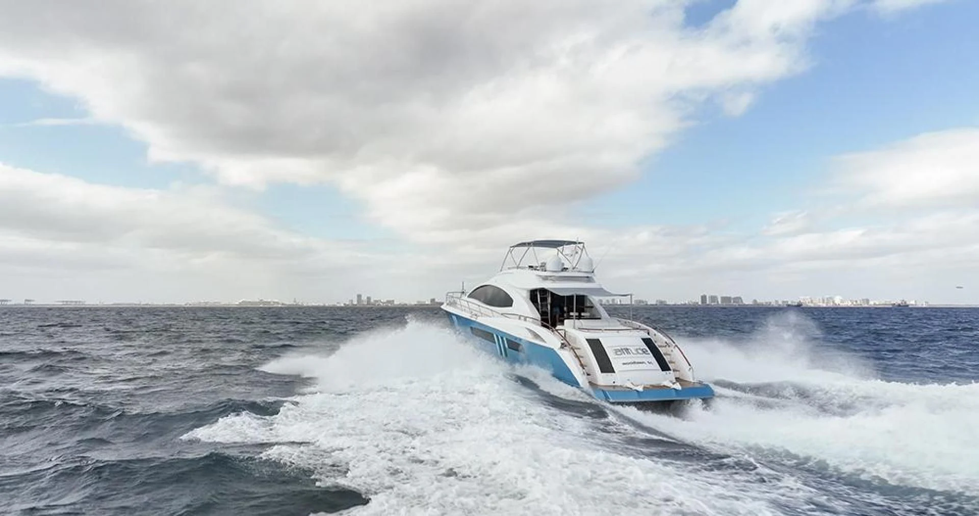 a boat on the water aboard LATITUDE Yacht for Sale