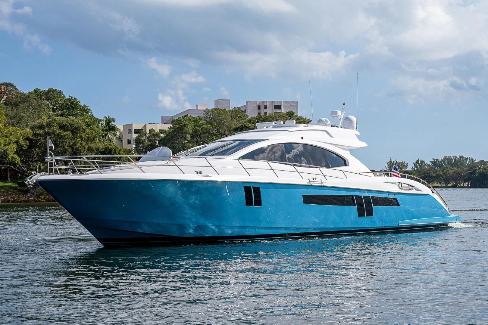 a boat on the water aboard LATITUDE Yacht for Sale