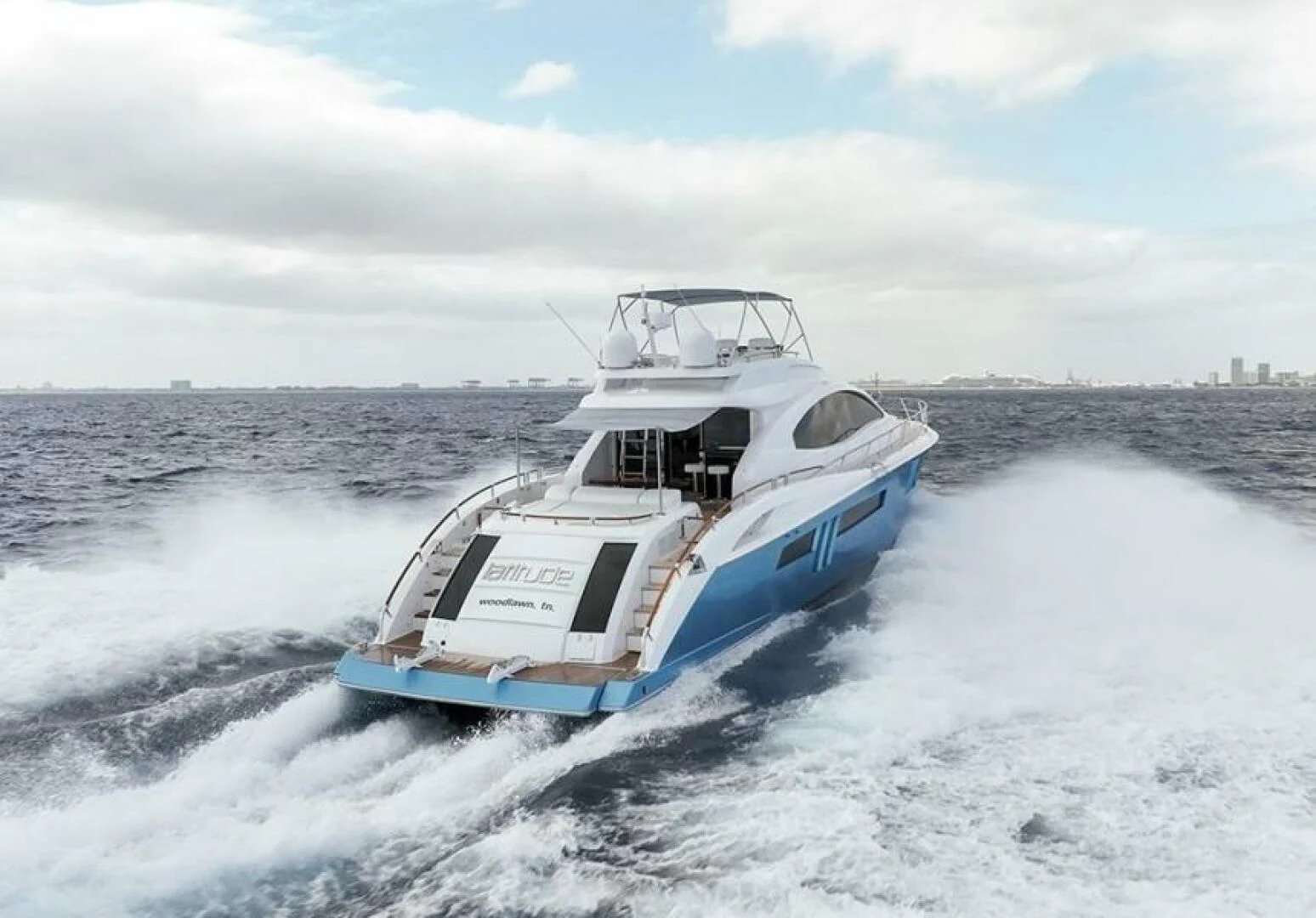 a boat on the water aboard LATITUDE Yacht for Sale