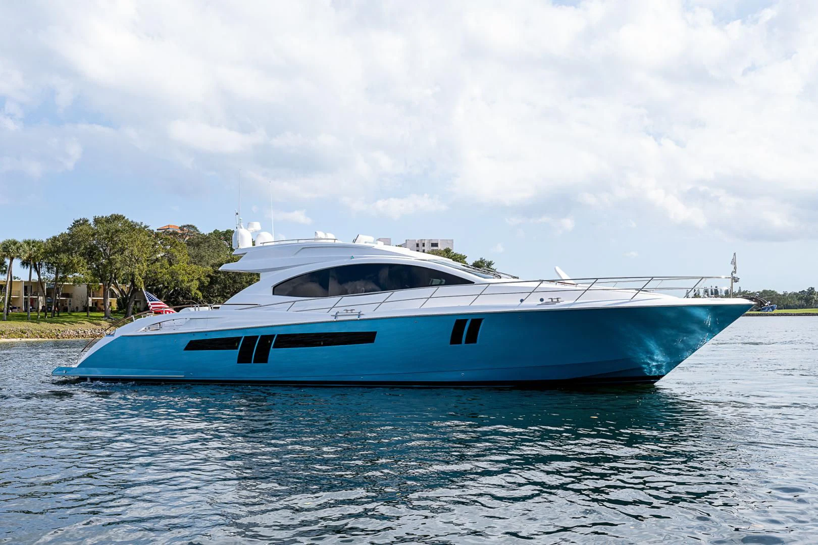 a boat on the water aboard LATITUDE Yacht for Sale