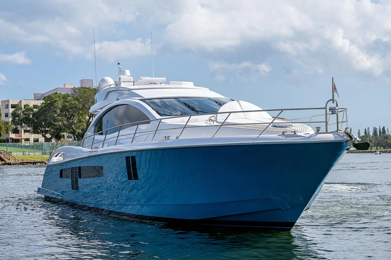a boat on the water aboard LATITUDE Yacht for Sale