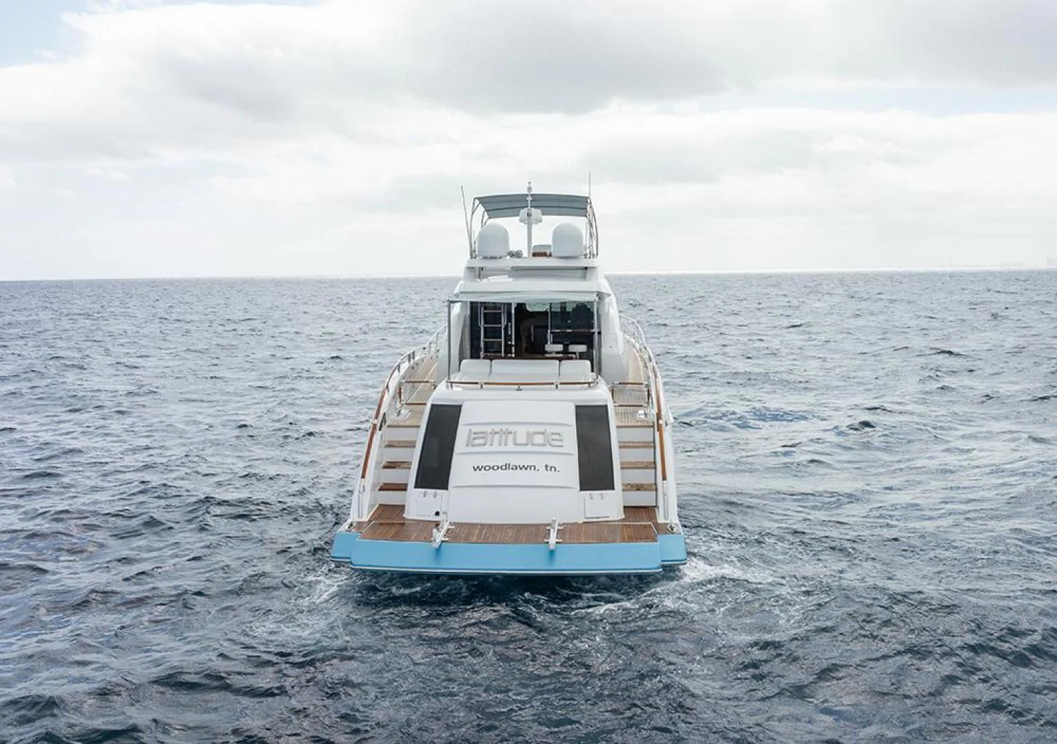 a boat in the water aboard LATITUDE Yacht for Sale