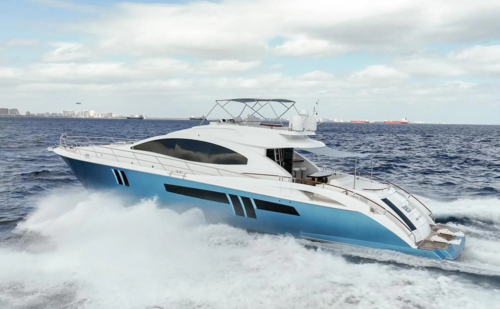 a boat on the water aboard LATITUDE Yacht for Sale