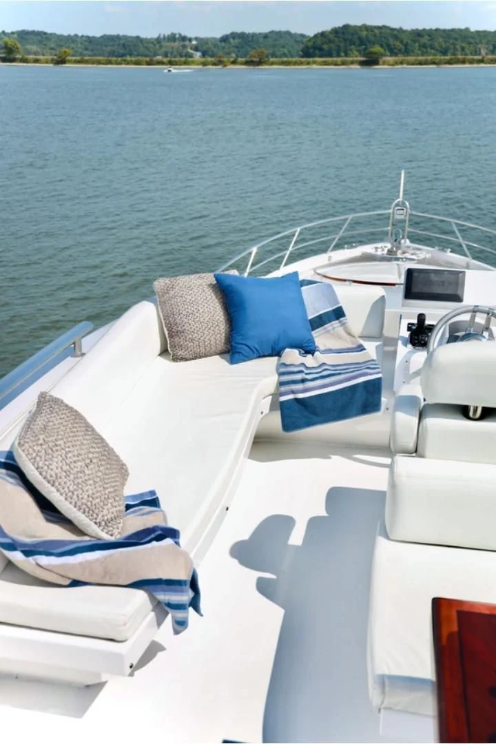 a boat on the water aboard LATITUDE Yacht for Sale
