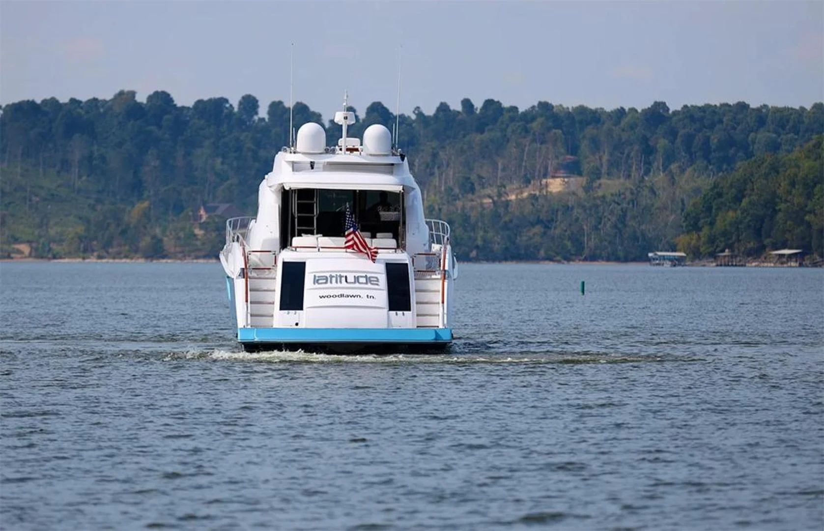 a boat on the water aboard LATITUDE Yacht for Sale