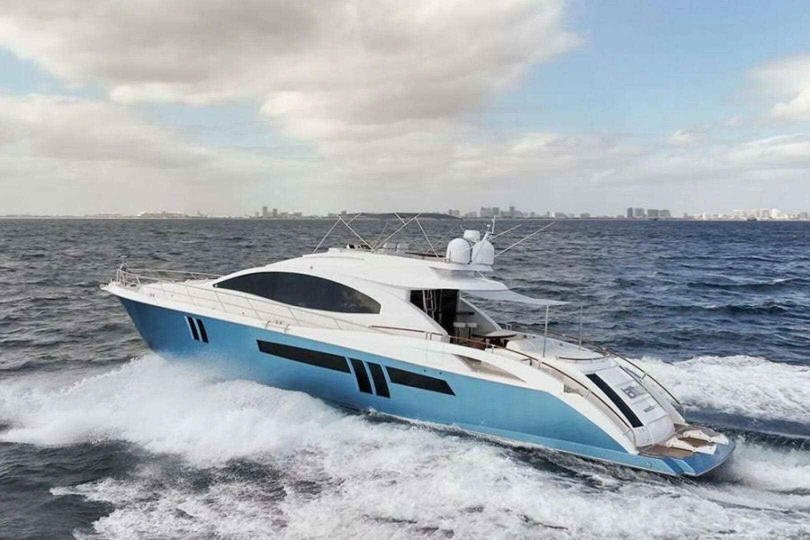 a boat on the water aboard LATITUDE Yacht for Sale