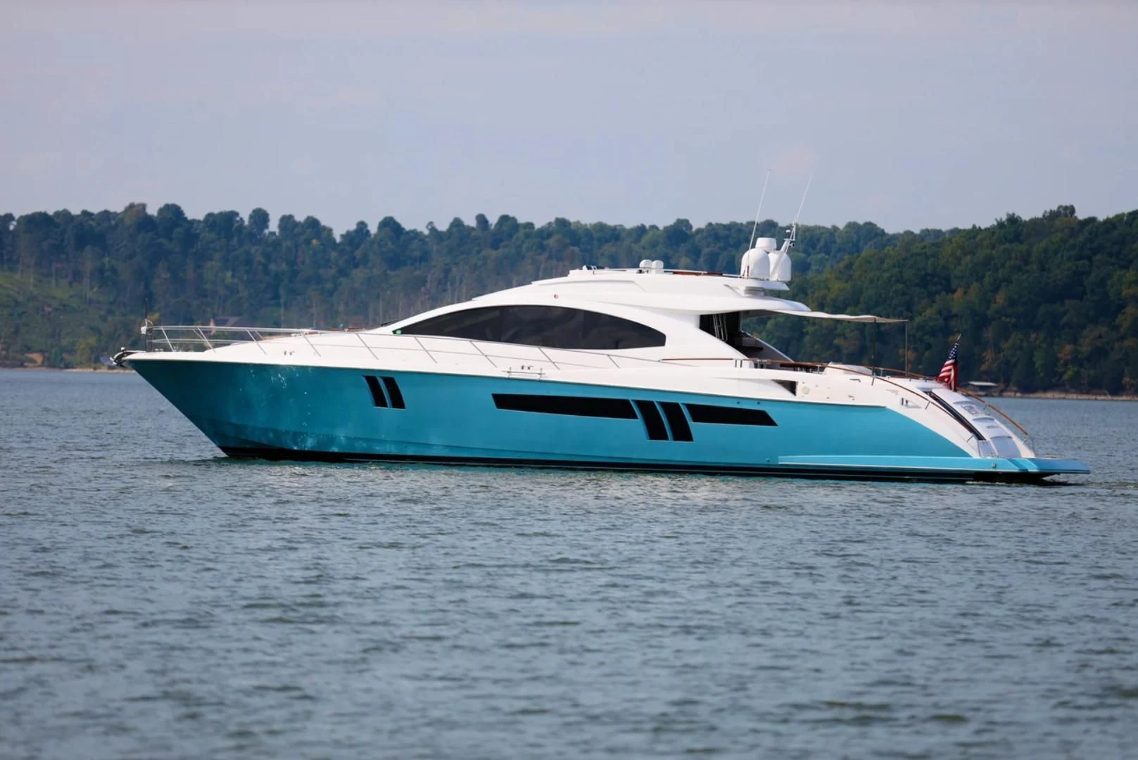a boat on the water aboard LATITUDE Yacht for Sale