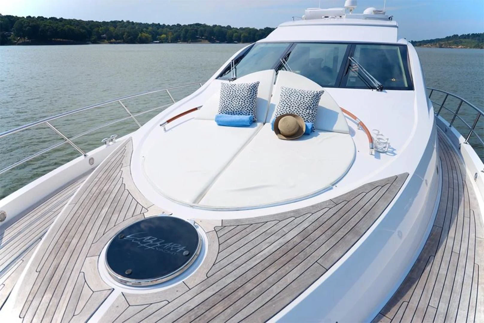 a boat on the water aboard LATITUDE Yacht for Sale