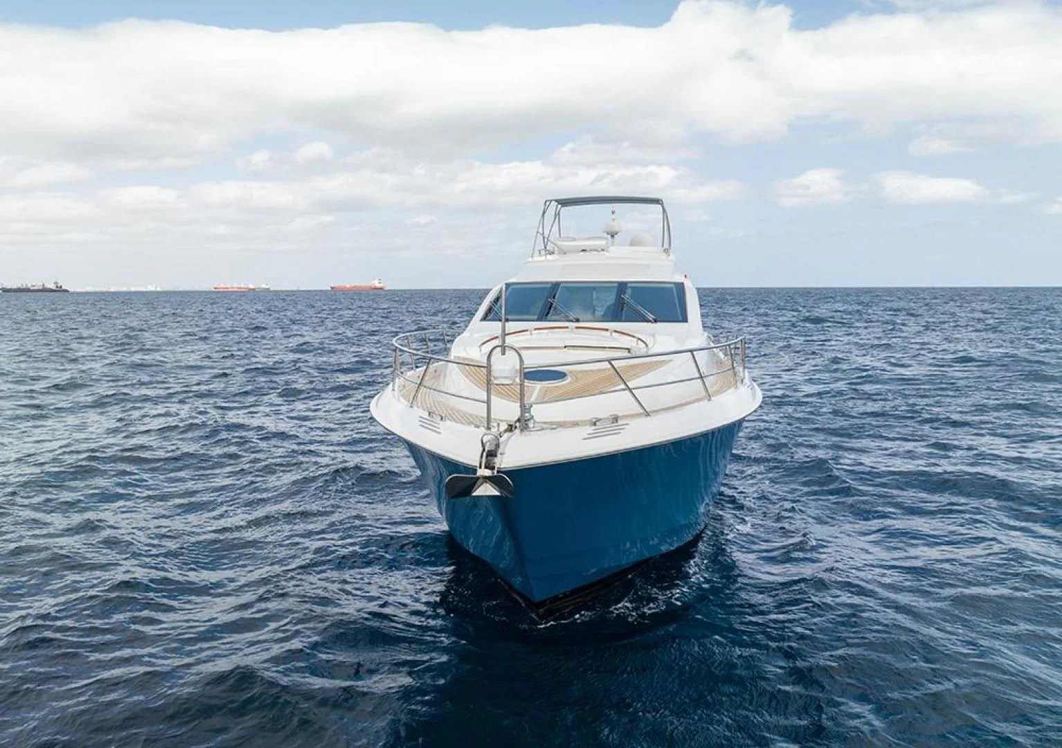 a boat in the water aboard LATITUDE Yacht for Sale