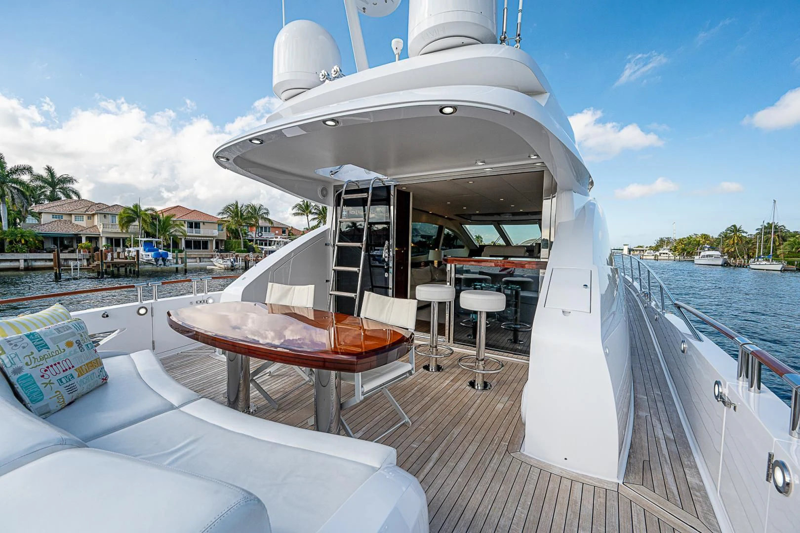 a boat on a body of water aboard LATITUDE Yacht for Sale