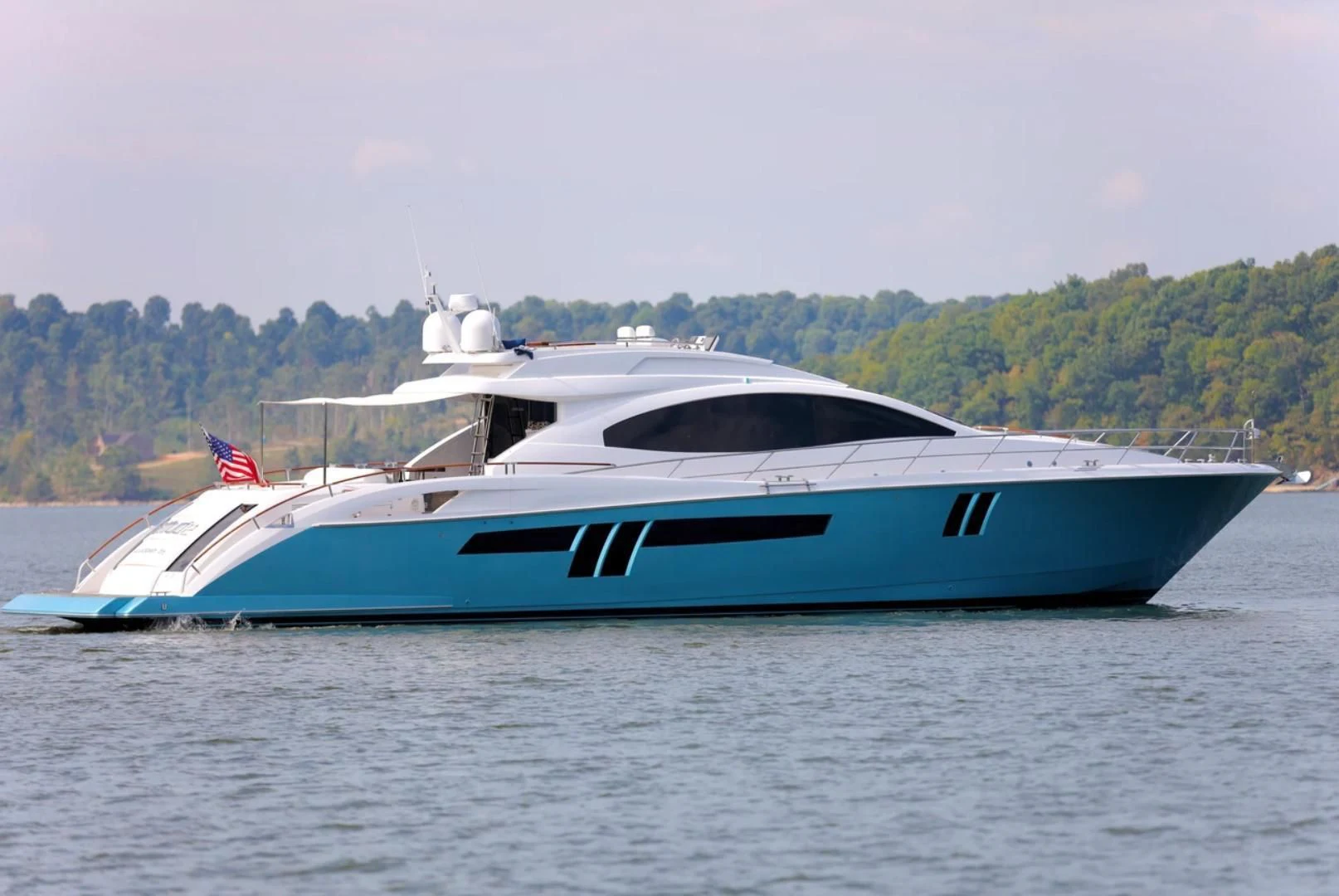 a boat on the water aboard LATITUDE Yacht for Sale