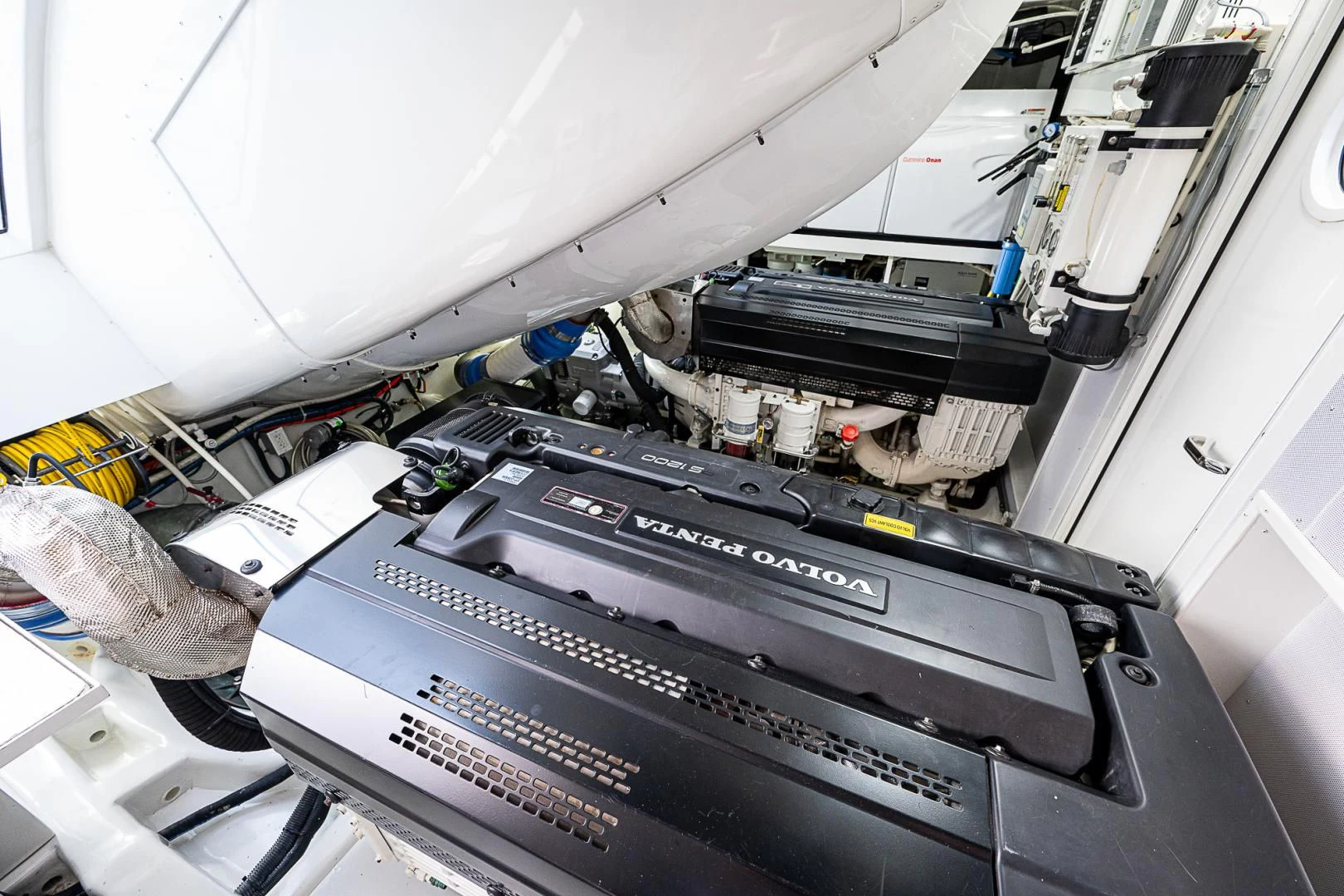 a machine with a piece of paper on the side aboard LATITUDE Yacht for Sale