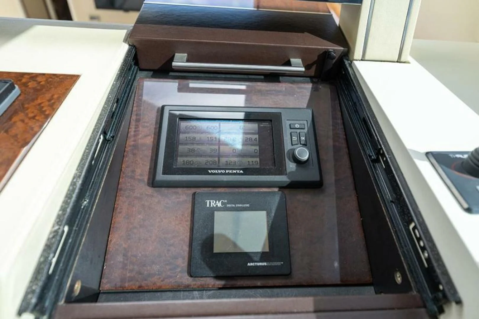 a machine on the counter aboard LATITUDE Yacht for Sale