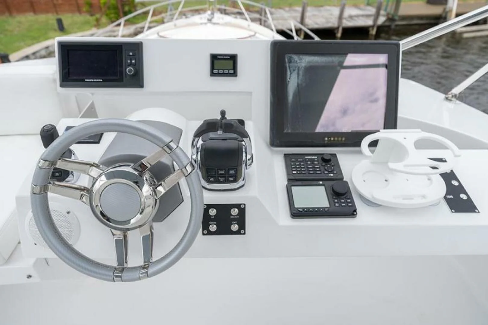 a machine on the counter aboard LATITUDE Yacht for Sale