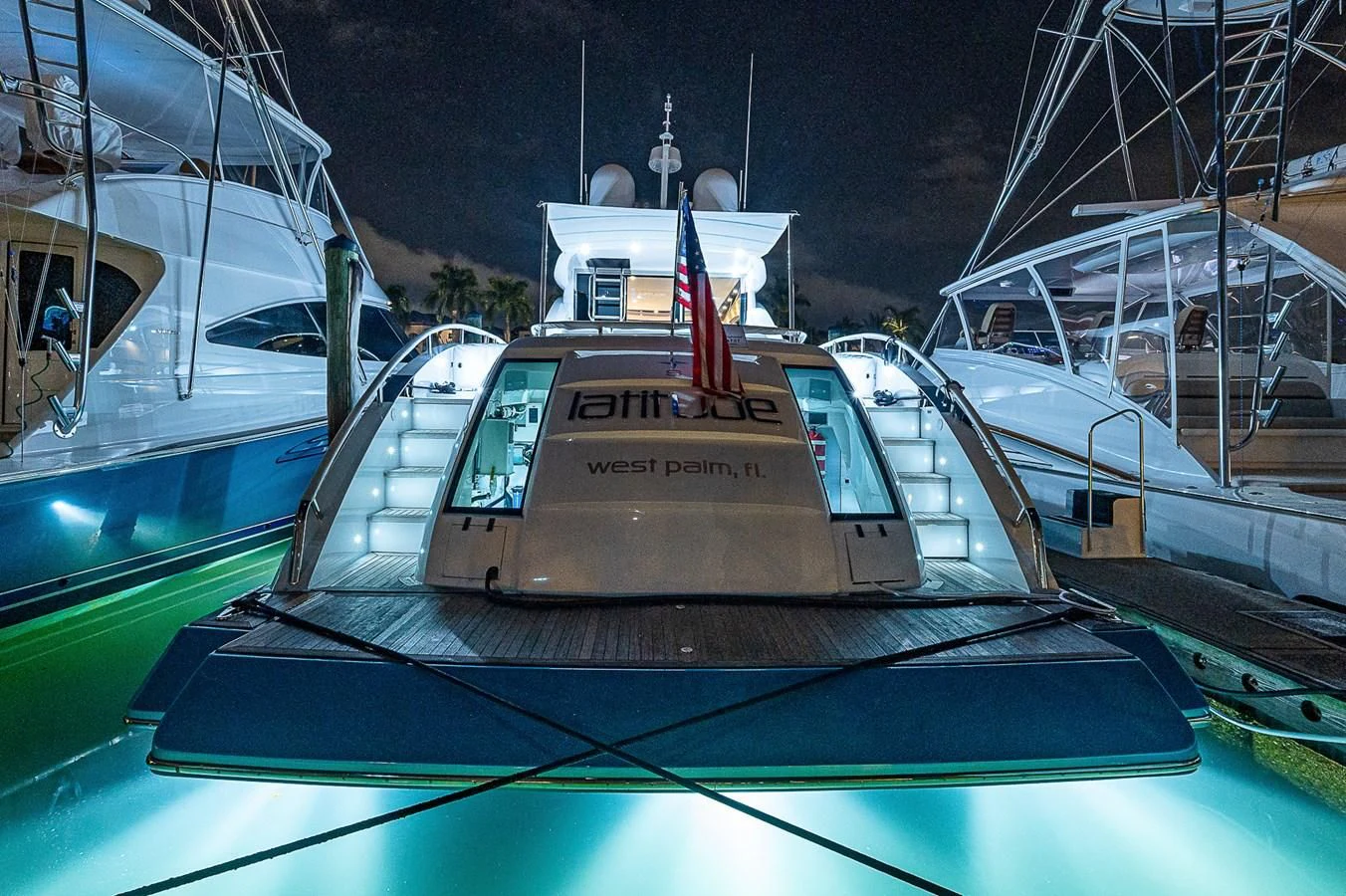 a boat on the water aboard LATITUDE Yacht for Sale