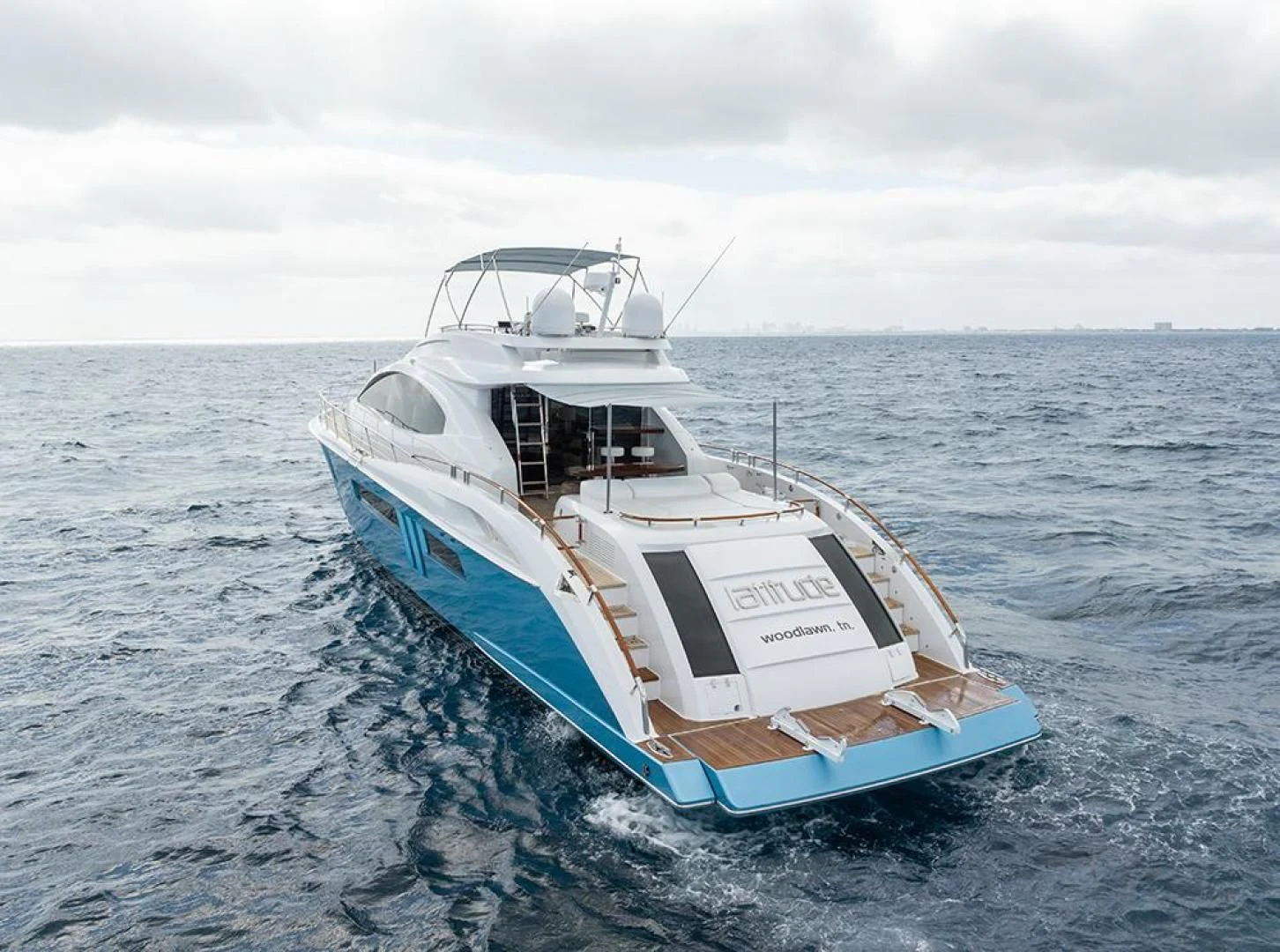 a boat on the water aboard LATITUDE Yacht for Sale