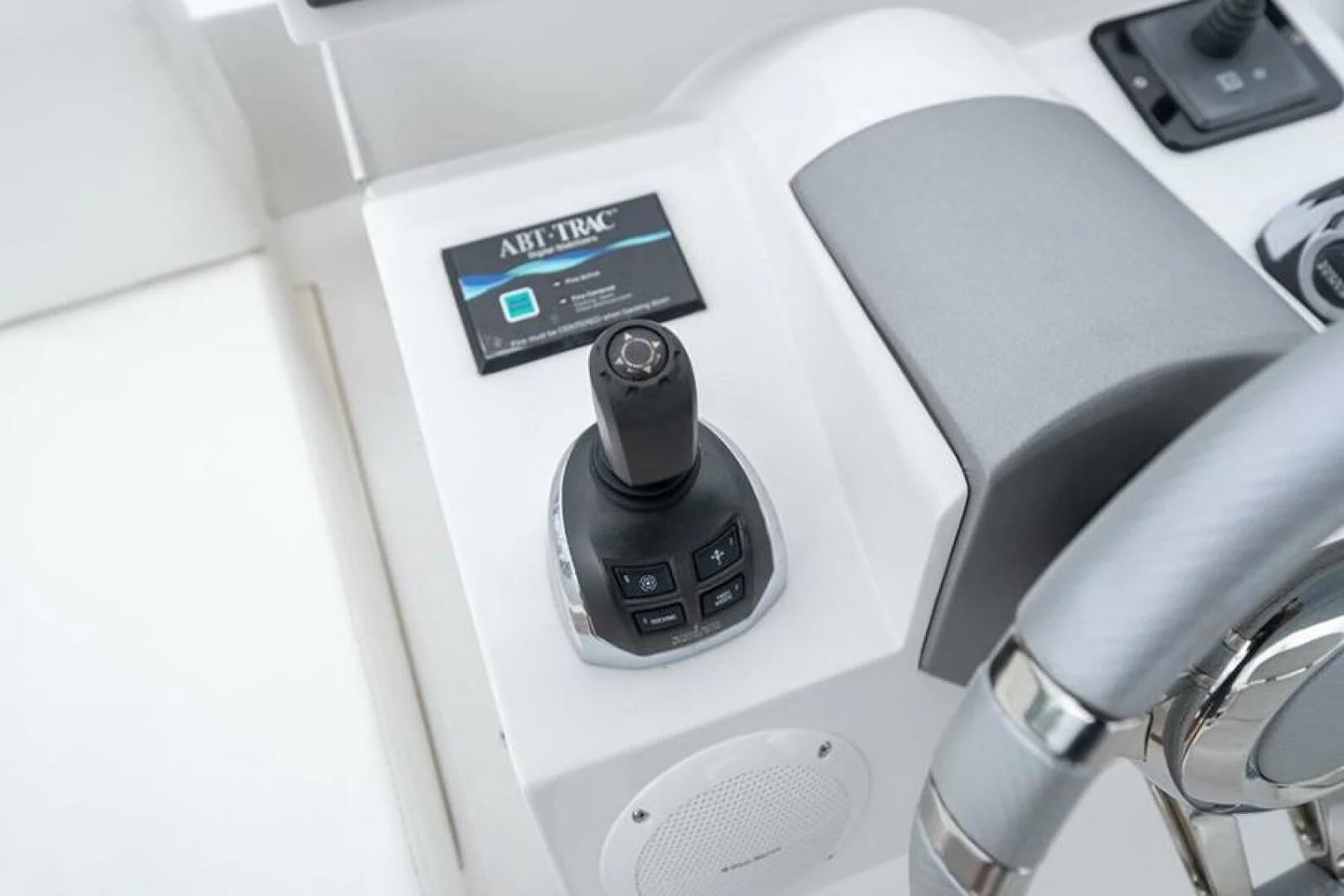 a car with a digital display aboard LATITUDE Yacht for Sale