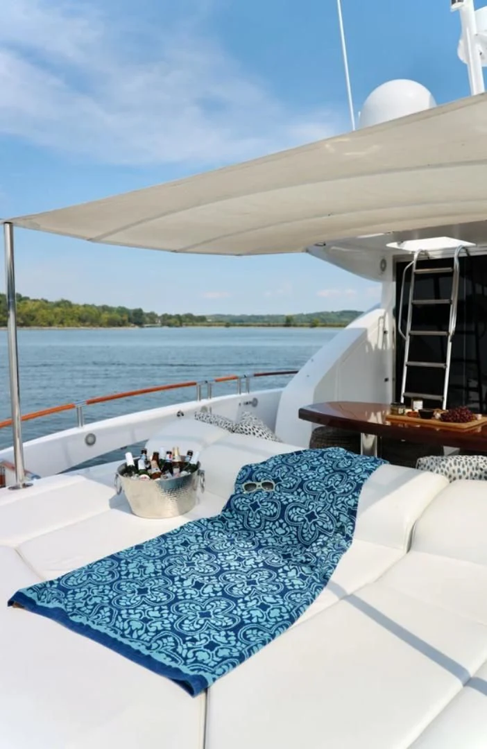 a boat on the water aboard LATITUDE Yacht for Sale