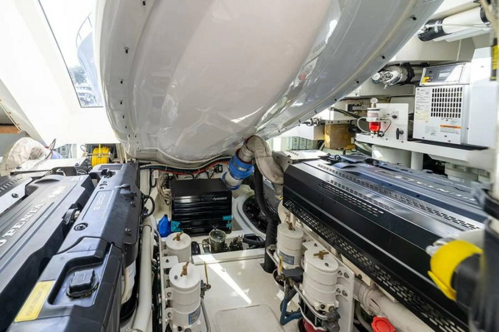 close-up of a machine aboard LATITUDE Yacht for Sale