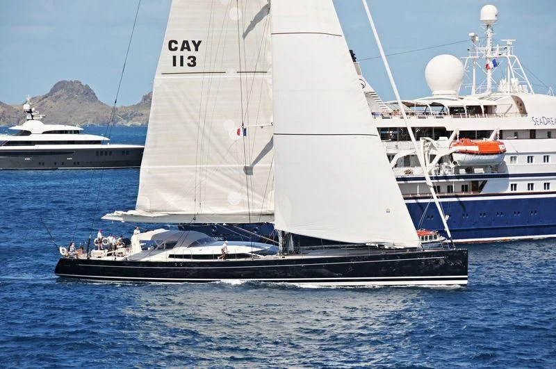 a boat in the water aboard YAM 2 Yacht for Sale