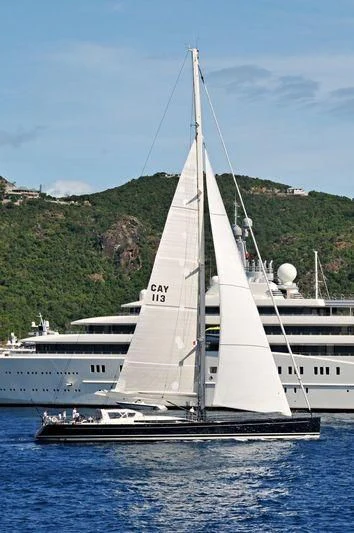 a boat in the water aboard YAM 2 Yacht for Sale