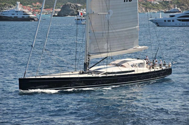 a boat on the water aboard YAM 2 Yacht for Sale