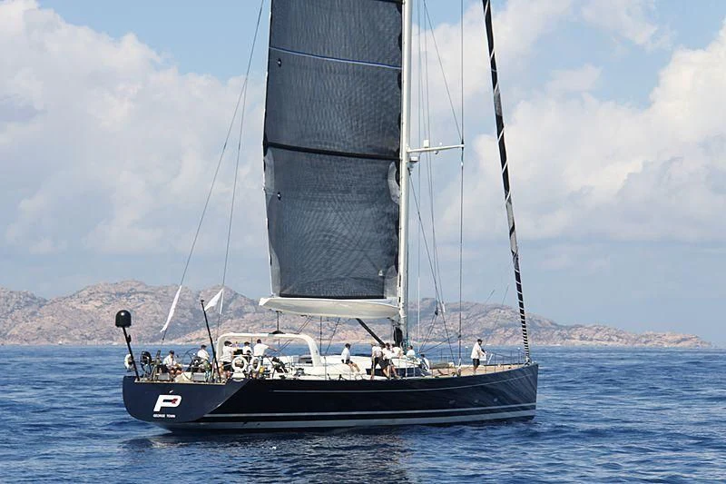 a boat sailing on the sea aboard YAM 2 Yacht for Sale