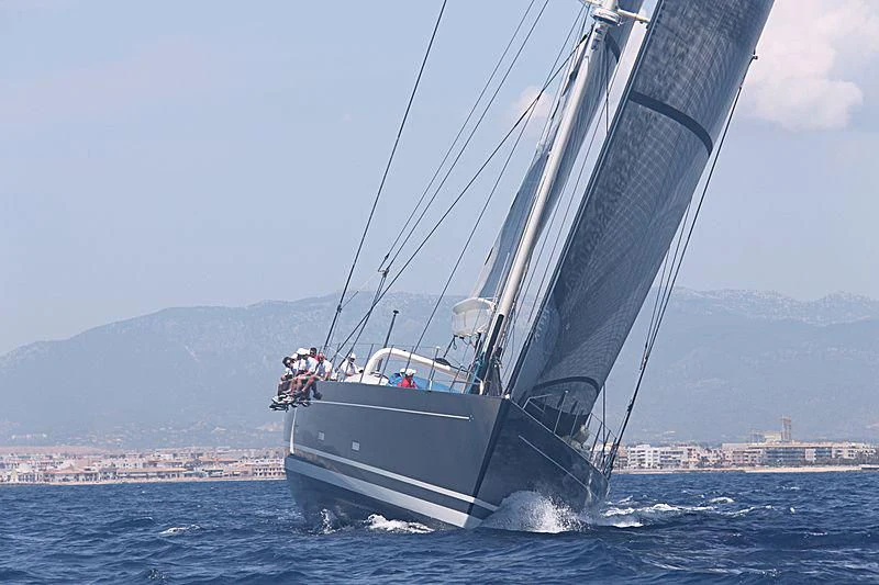 a boat sailing on the sea aboard YAM 2 Yacht for Sale