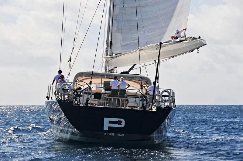 a boat in the water aboard YAM 2 Yacht for Sale