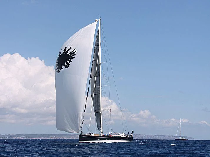 a sailboat on the water aboard YAM 2 Yacht for Sale