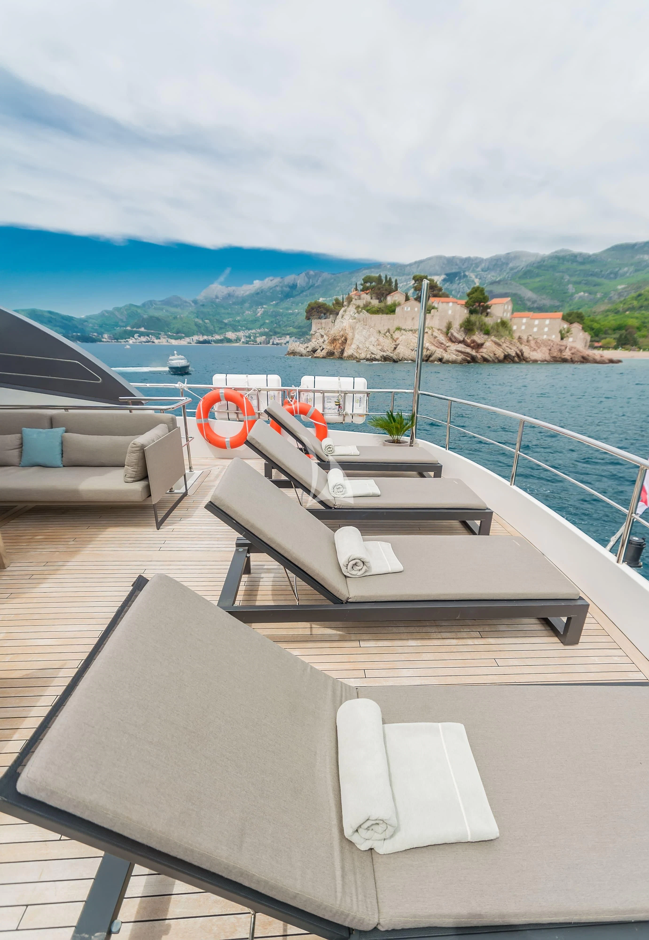 a boat on the water aboard PERTULA Yacht for Sale