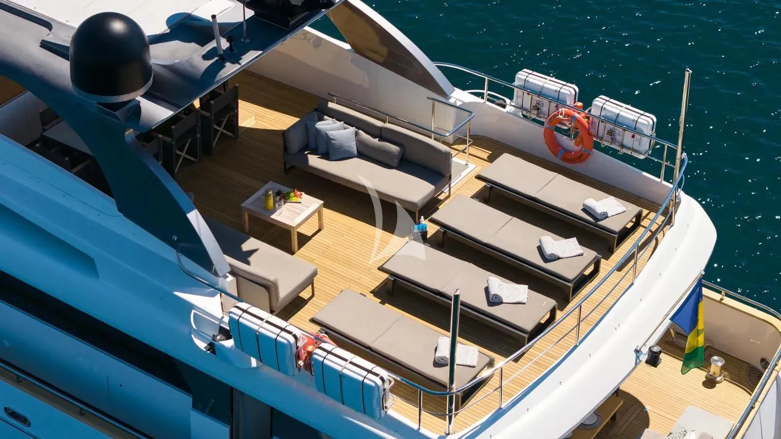 a boat on the water aboard PERTULA Yacht for Sale