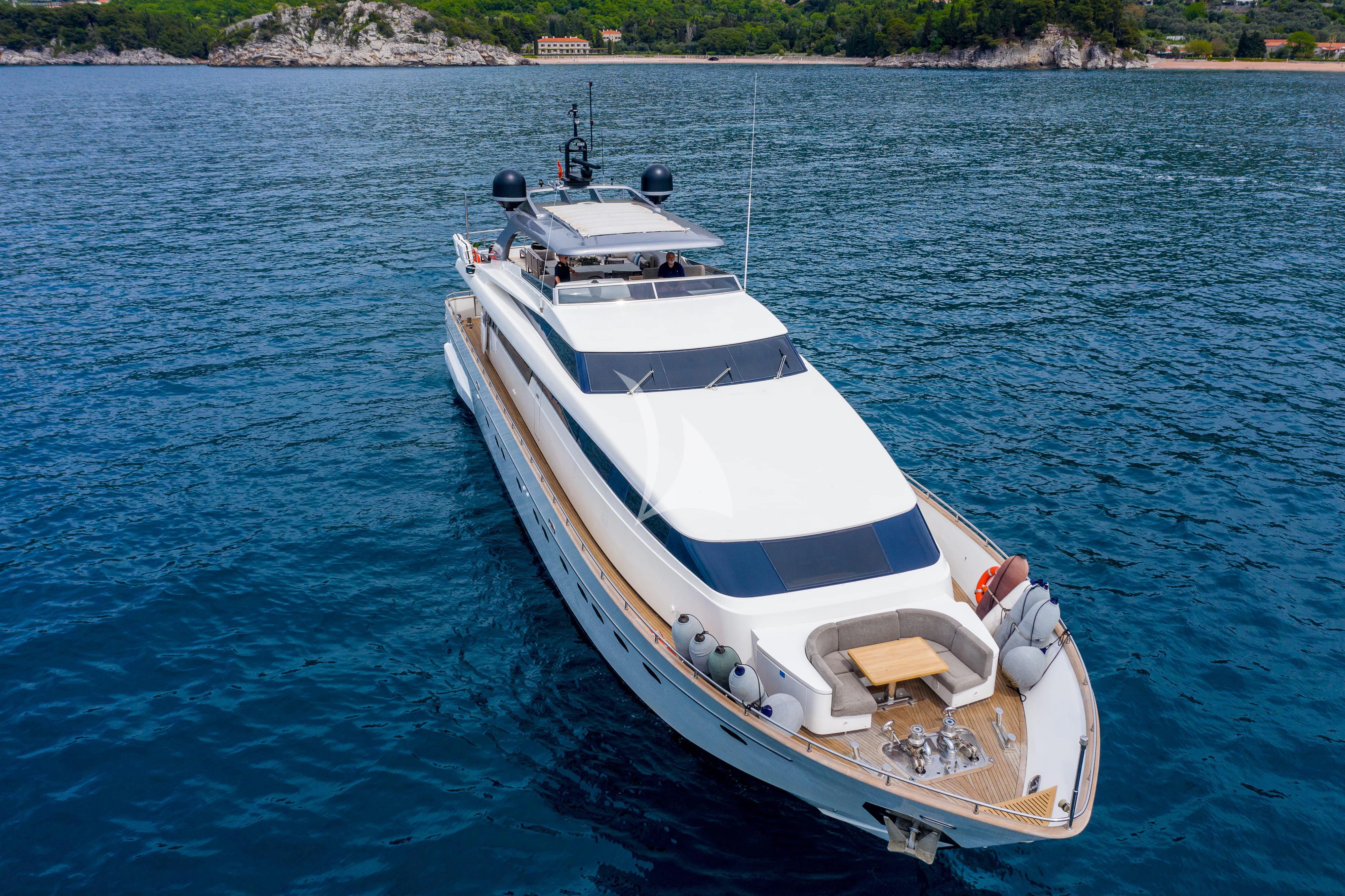a boat in the water aboard PERTULA Yacht for Sale