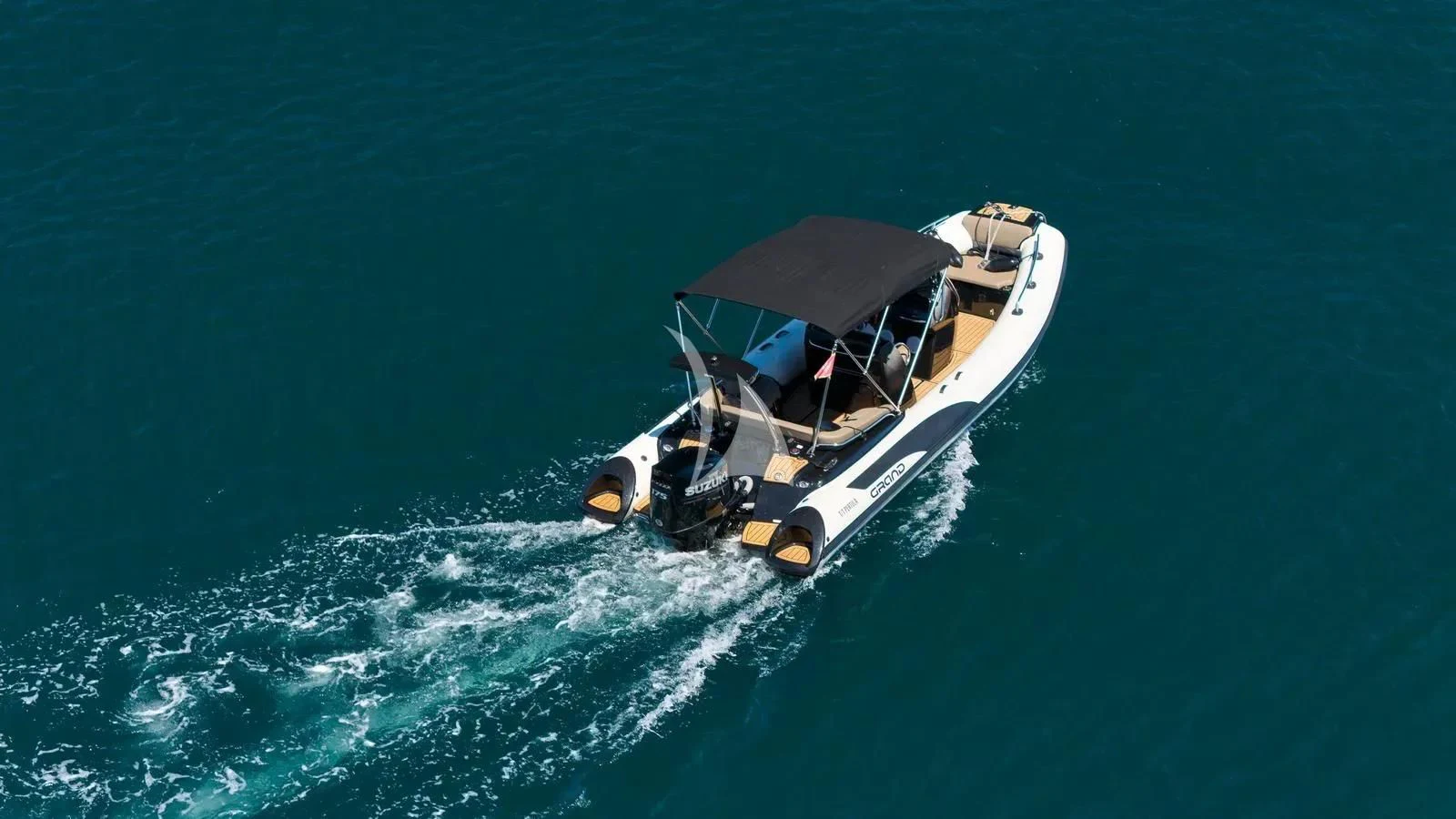 a boat in the water aboard PERTULA Yacht for Sale